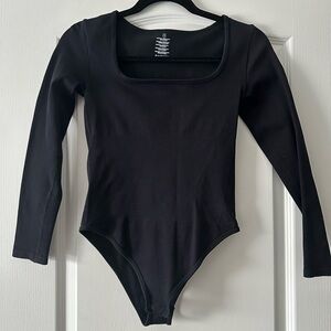 Black Long Sleeve Bodysuit